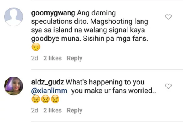 “Goodbye for now”: Xian Lim Puzzles Fans With Cryptic IG Post “Goodbye for now”: Xian Lim Puzzles Fans With Cryptic IG Post