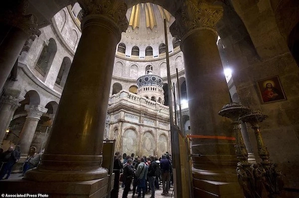 Historic! Site of Jesus' burial and ascension to heaven is RESTORED (photos)