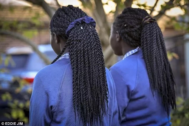 School BANS South Sudanese twins, 16, for braiding their hair (photos)