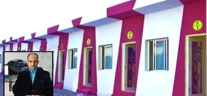 Millionaire builds 90 pink apartments for homeless as present to daughter's wedding