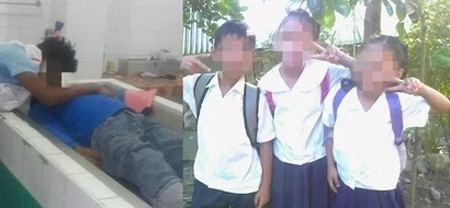 'Nananawagan ako sa ating Pangulo,' cries a woman after her father dies and leaves behind three young children