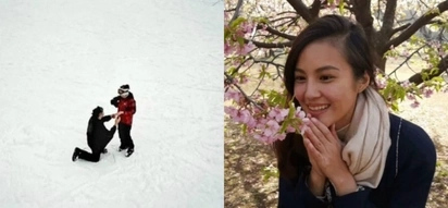 'Alyas Robin Hood' star Jade Lopez just got the most romantic proposal from her boyfriend in the middle of ice