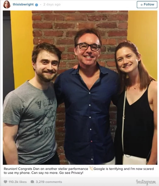 Harry Potter and Ginny Weasley reunite in New York City! Harry Potter and Ginny Weasley reunite in New York City!