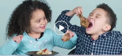 Cute American kids fall in love with more Filipino food