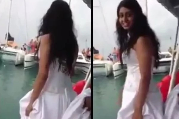 The Bride Did Not Expect That Her Wedding Gown Has Almost Killed Her On The Big Day. Watch The Video To Find Out The Bride Did Not Expect That Her Wedding Gown Has Almost Killed Her On The Big Day. Watch The Video To Find Out