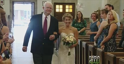 Man walks the daughter of his donor on her wedding day Man walks the daughter of his donor on her wedding day
