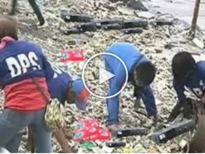 Change is alien! Baywalk brims with dump after typhoon Lawin