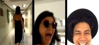 Pinagtripan at tinakot na naman! Vhong Navarro pulled off a scary prank on Anne Curtis while she was walking alone along a corridor!