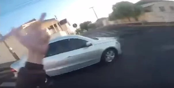Karma is a bitch, as this motorcyclist will learn! Karma is a bitch, as this motorcyclist will learn!