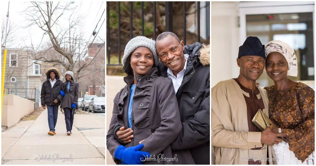 See this couple's pre-wedding photoshoot 35 years after getting married will melt your heart