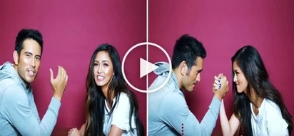 Watch Gerald Anderson & Kim Chiu battle each other in epic arm wrestling match! The result of their battle will shock you!