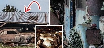 The owner of this garage died almost 10 years ago. His relatives considered it to be empty. One day they entered it and realised how rich they became