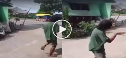 #GoodVibes : Old man shows powerful 'Tatlong Bibe' moves