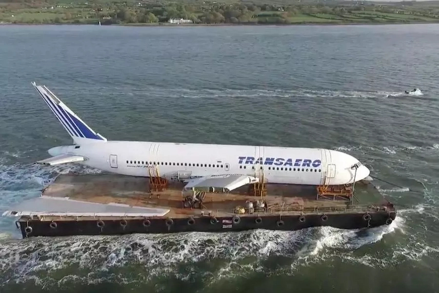 FIND OUT: Boeing plane travelled by sea FIND OUT: Boeing plane travelled by sea