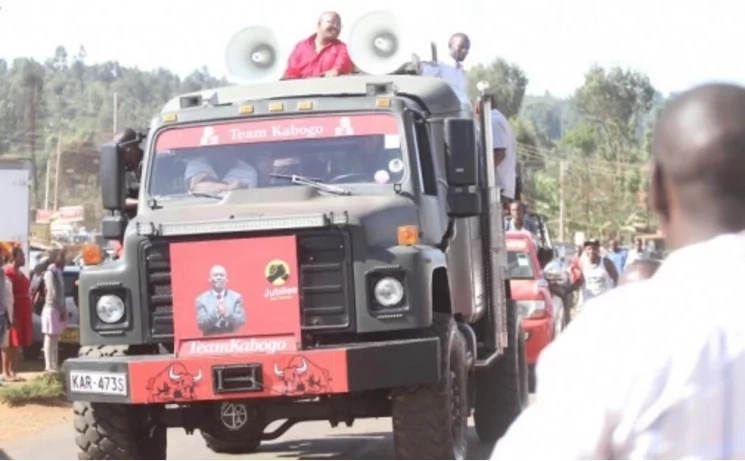 Image result for kabogo campaign motorcade