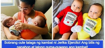 Cuteness overload! Jerika Ejercito's super adorable 2-month old twins will definitely give you your daily dose of cuteness