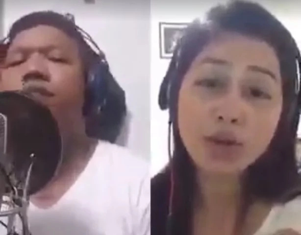Talented police officers sing in epic duet Talented police officers sing in epic duet