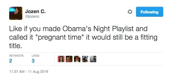 Obama’s nighttime music playlist is really some sort of NSFW Obama’s nighttime music playlist is really some sort of NSFW