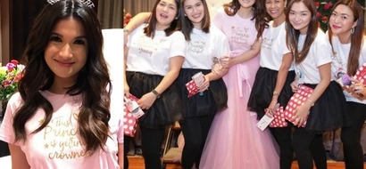 Munting prinsesa no more! Take a look at Camille Prat's 'Princess Sarah' themed bridal shower