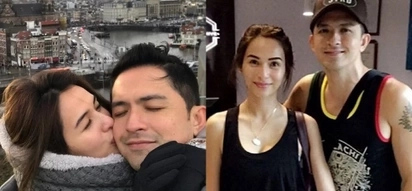 Ang sosyal naman ng date! Dennis Trillo elates as Jennylyn Mercado kisses him on their Europe vacation