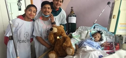 LOOK: AlDub visits sick fan; what they did after will melt your heart