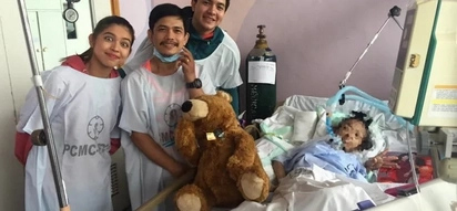LOOK: AlDub visits sick fan; what they did after will melt your heart