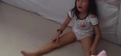 This child threw a tantrum after realizing she doesn’t want a ‘chubby mom’