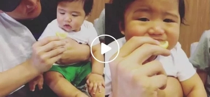 Baby Seve eats a lemon for the first time and his reaction is just too cute not to share!