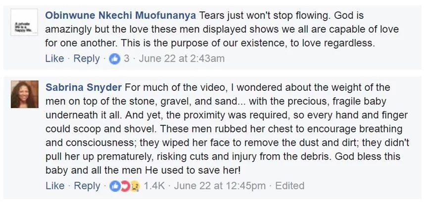 Baby rescued after being completely buried with rocks and gravel, miraculously survived! Baby rescued after being completely buried with rocks and gravel, miraculously survived!