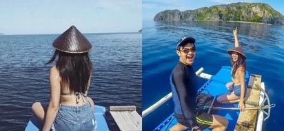 Nadine Lustre blesses us with another swimsuit photo from her beach trip to Palawan