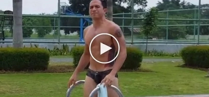 Eto na mga bes! Dennis Trillo wears hot trunks and bares OMG body for the first time on screen