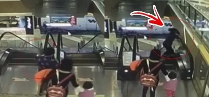 4-month-old baby dies after grandmother tripped on escalator, lost her grip on the baby, sending him falling to the ground below!