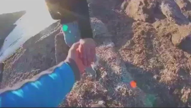 Man PUSHES girlfriend off cliff in shocking clip that will give your shivers (photos, video)