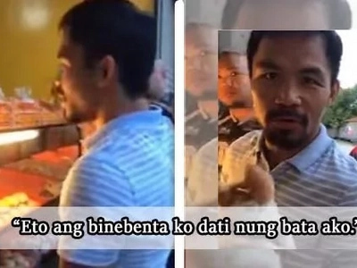 Napaka down-to-earth talaga! Sen. Manny Pacquiao visits a local bakery!