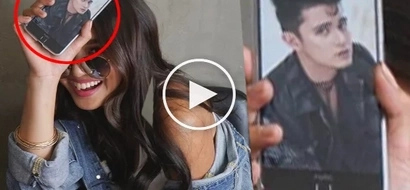 Netizens surprised: who is this guy on Nadine Lustre's smartphone screen?