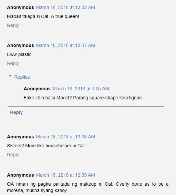 Mariel de Leon and Catriona Gray's meeting sparks new level of bashing from netizens Mariel de Leon and Catriona Gray's meeting sparks new level of bashing from netizens