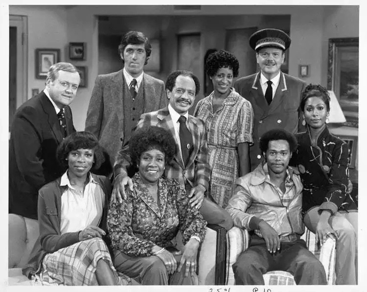 Marla Gibbs and the rest of the cast of "The Jeffersons"/ Source: Wikimedia