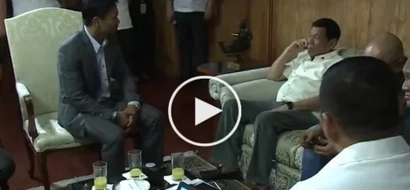 Pac-Man meets The Punisher! WATCH Pacquiao visit Duterte in Malacañang