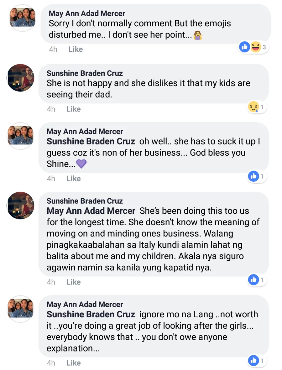 Rumesbak sa dating hipag! Sunshine Cruz and kids slam Cesar Montano's sister on Facebook Rumesbak sa dating hipag! Sunshine Cruz and kids slam Cesar Montano's sister on Facebook