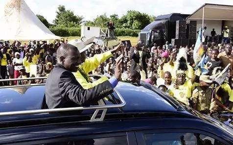 PHOTOS: Ruto In Uganda Campaigning For Museveni's 34 Year-Rule As President