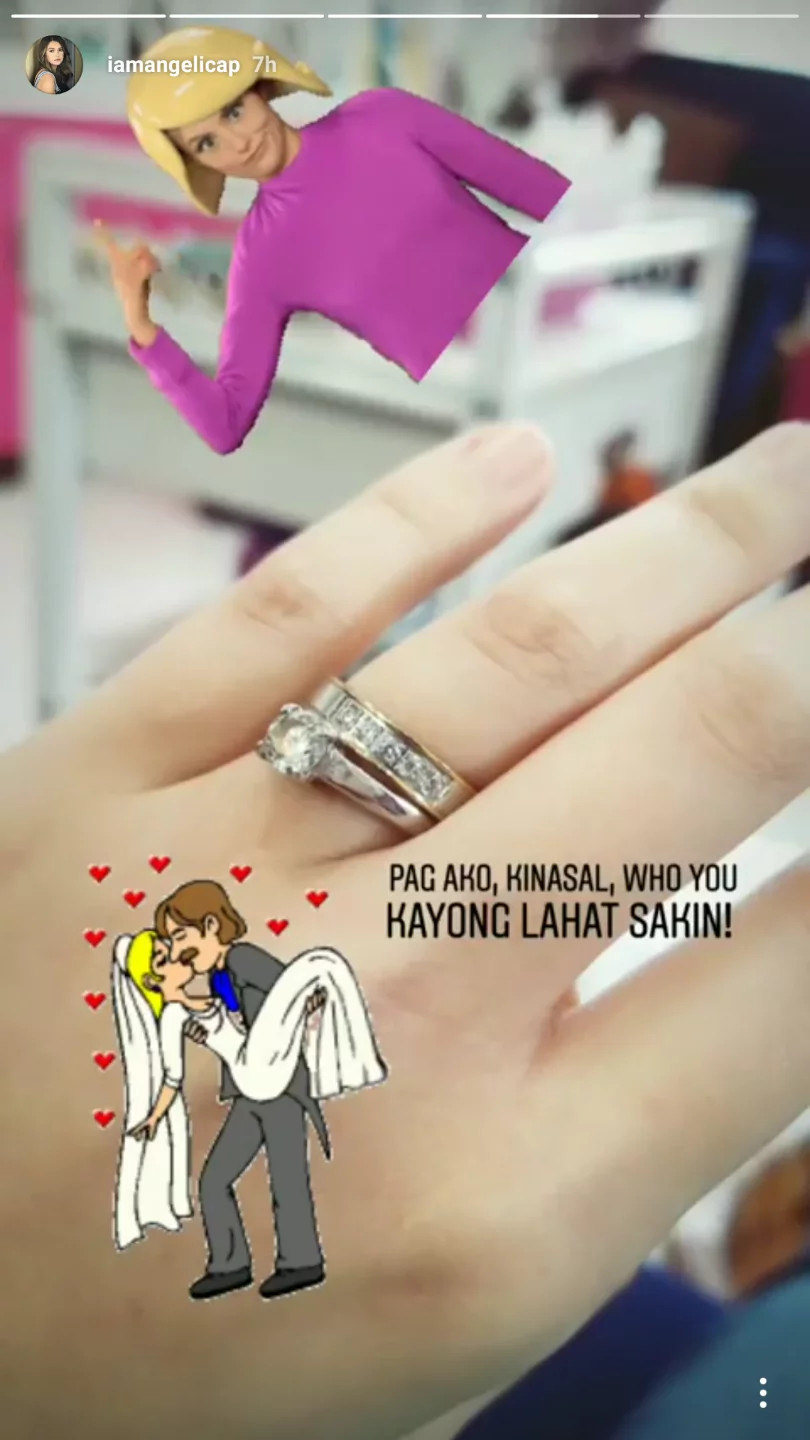 Kanino nagpaparinig si Angge? Angelica Panganiban drops hint that she's ready to get married Kanino nagpaparinig si Angge? Angelica Panganiban drops hint that she's ready to get married