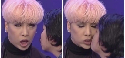 Nadali din ni kabayan! Empoy Marquez shows off his hokage moves as he steals a kiss from Vice Ganda