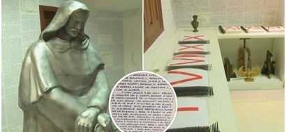 A Psych student started working on a secret project. After he disappeared on his family, they break into his room and came across this freaky surprise