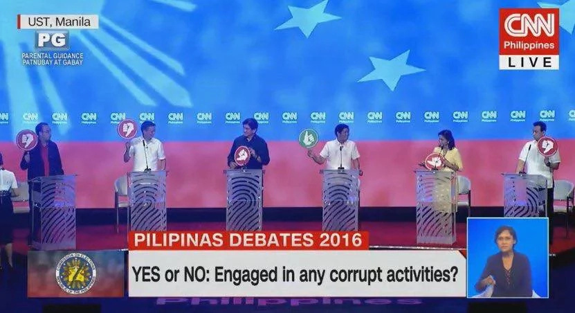 Did Marcos just admit to engaging in corruption?