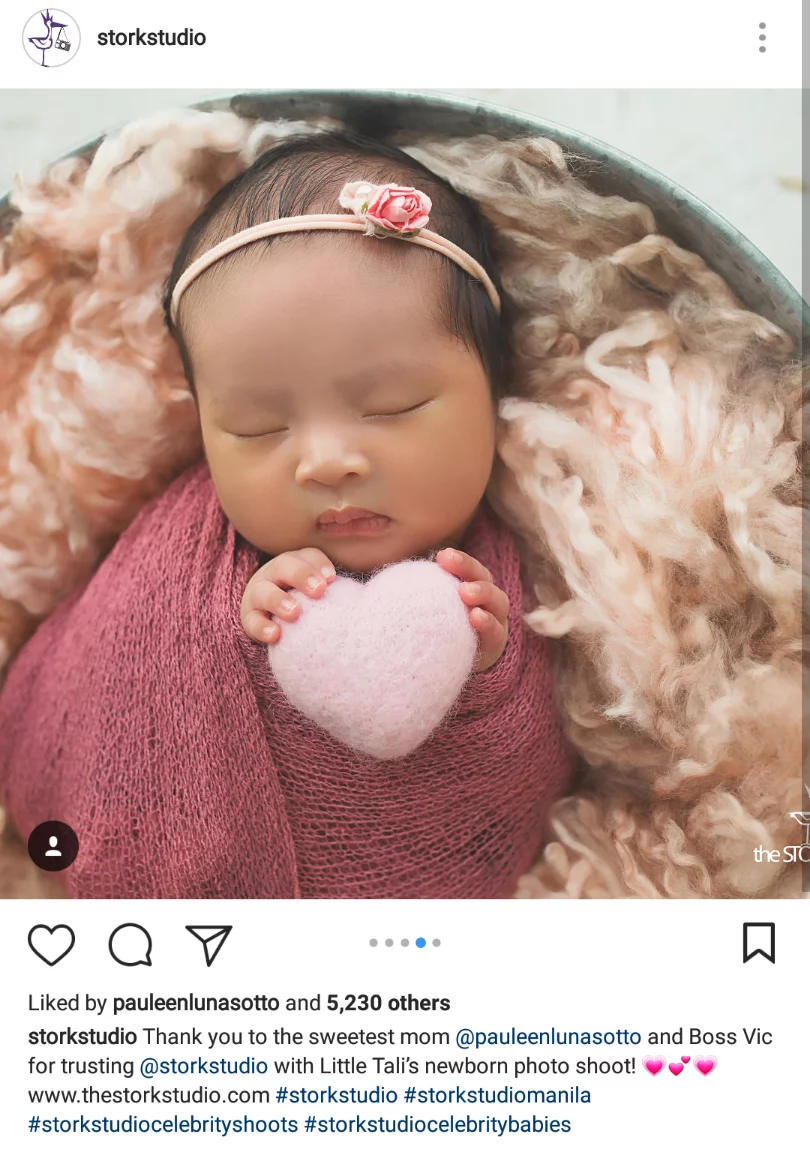 Adorable! Baby Talitha Sotto's first photoshoot makes netizens gush over her cuteness Adorable! Baby Talitha Sotto's first photoshoot makes netizens gush over her cuteness