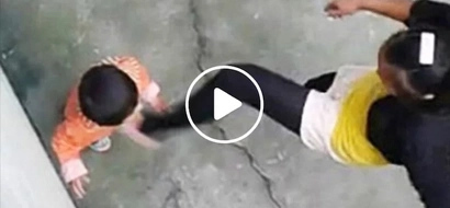 Nakakagalit! Chinese stepmum brutally beats innocent baby for this simple reason