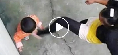 Nakakagalit! Chinese stepmum brutally beats innocent baby for this simple reason