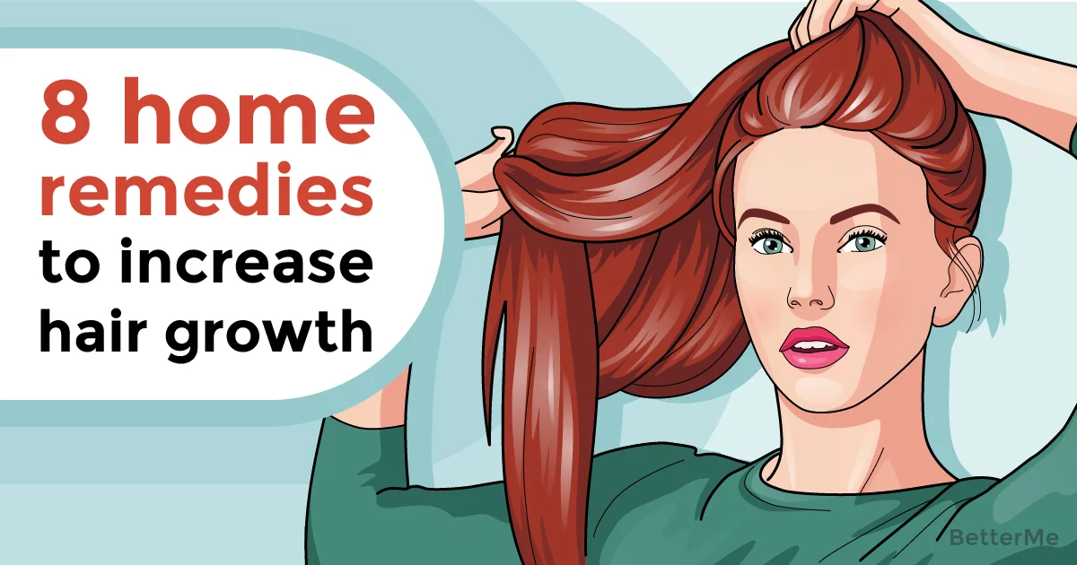 8 home remedies to increase the growth of hair