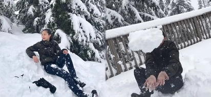 Ayaw paawat! Kim Chiu enjoys the snow like a first-timer kid in Vancouver