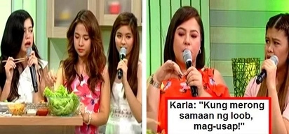 Loisa Andalio finally admitted that she had a conflict with Sue Ramirez! Karla Estrada told them: 'Wag kasi agad na bina-bypass yung isa't-isa!'